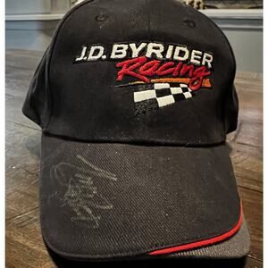Tony Stewart Autographed Hat JD Byrider #20 Racing Nascar